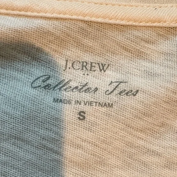 J. Crew Cream Tee with Orange Fox Design - Picture 2 of 4